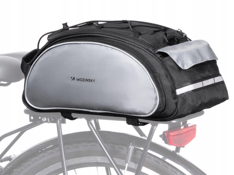 TORBA ROWEROWA SAKWA NA BAGAŻNIK ROWER TURYSTYCZNA NA RAMIĘ KUFER WOZINSKY