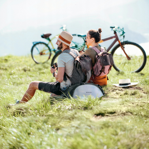TORBA ROWEROWA SAKWA NA BAGAŻNIK ROWER TURYSTYCZNA NA RAMIĘ KUFER WOZINSKY