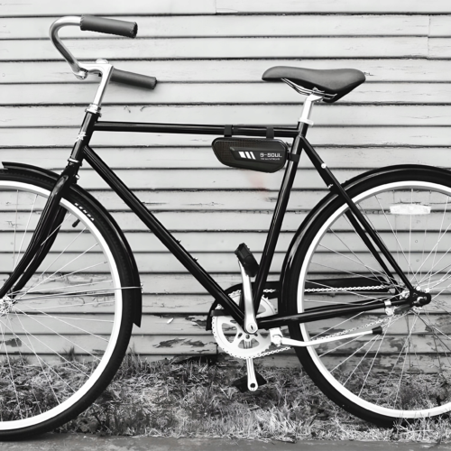 TORBA SAKWA ROWEROWA NA UCHWYT TELEFON WODOODPORNA POJEMNA USZTYWNIANA XXL