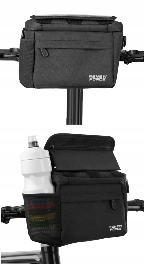 Torba Rowerowa na Kierownicę Sakwa Uchwyt na Telefon Mapy Nawigację GPS