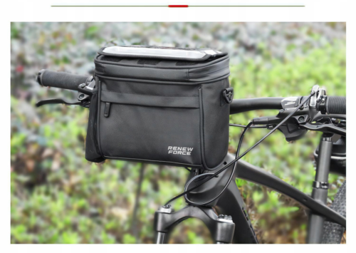 Torba Rowerowa na Kierownicę Sakwa Uchwyt na Telefon Mapy Nawigację GPS