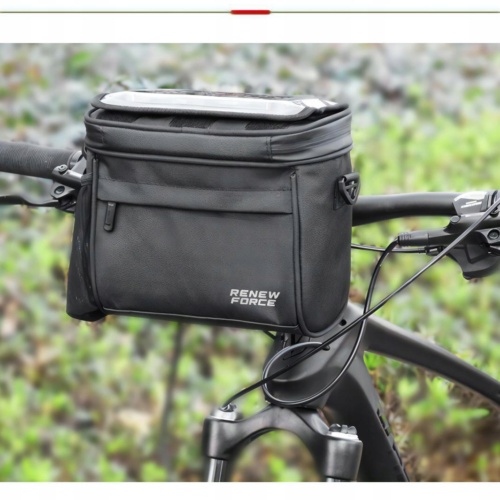 Torba Rowerowa na Kierownicę Sakwa Uchwyt na Telefon Mapy Nawigację GPS