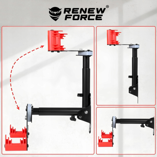 WIESZAK NA ROWER ROWEROWY Ścienny SKŁADANY Stalowy do 40kg Uniwersalny HAK