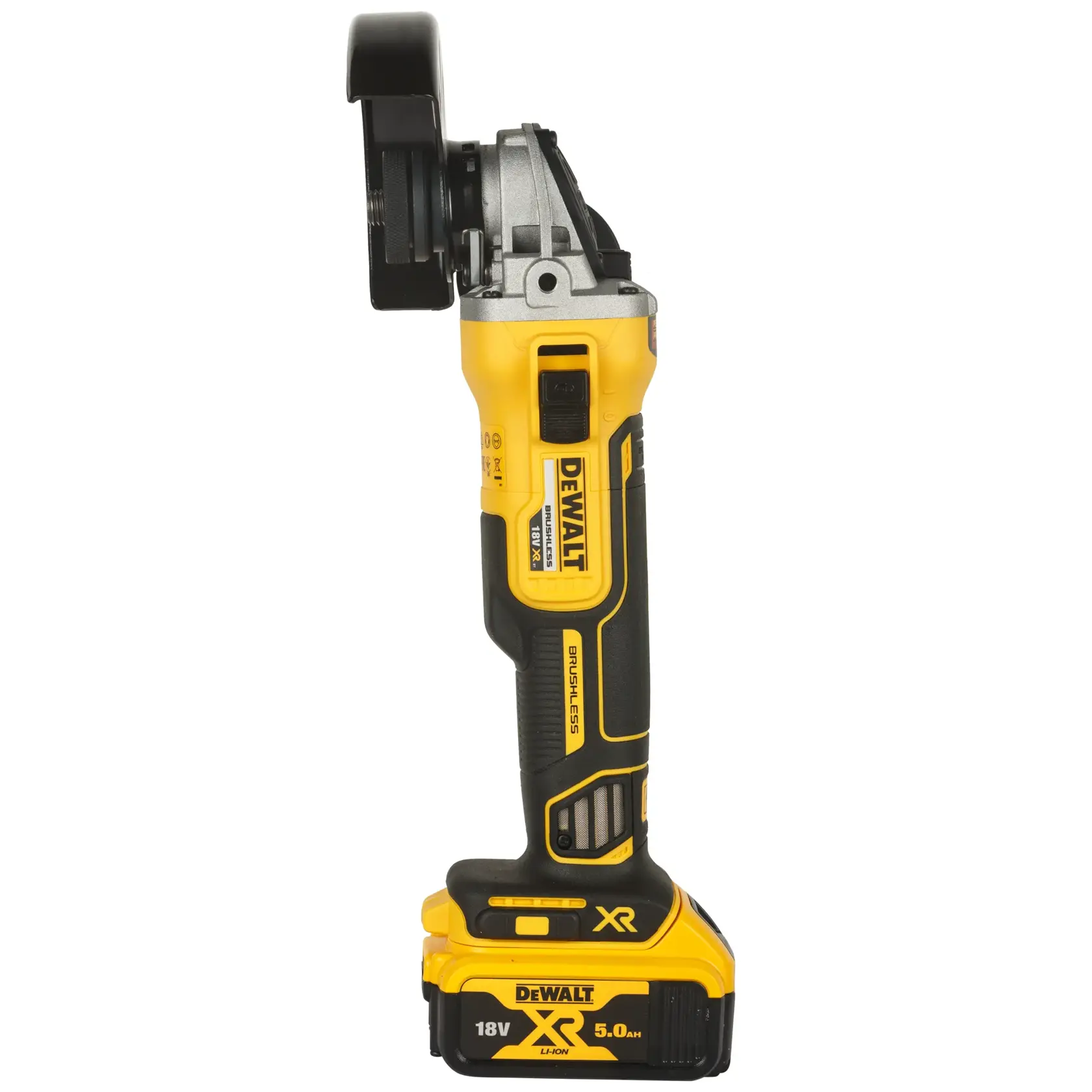 DeWalt DCG405P2 — szlifierka kątowa 125 mm, 18 V, 2 × 5 Ah - obrazek 3