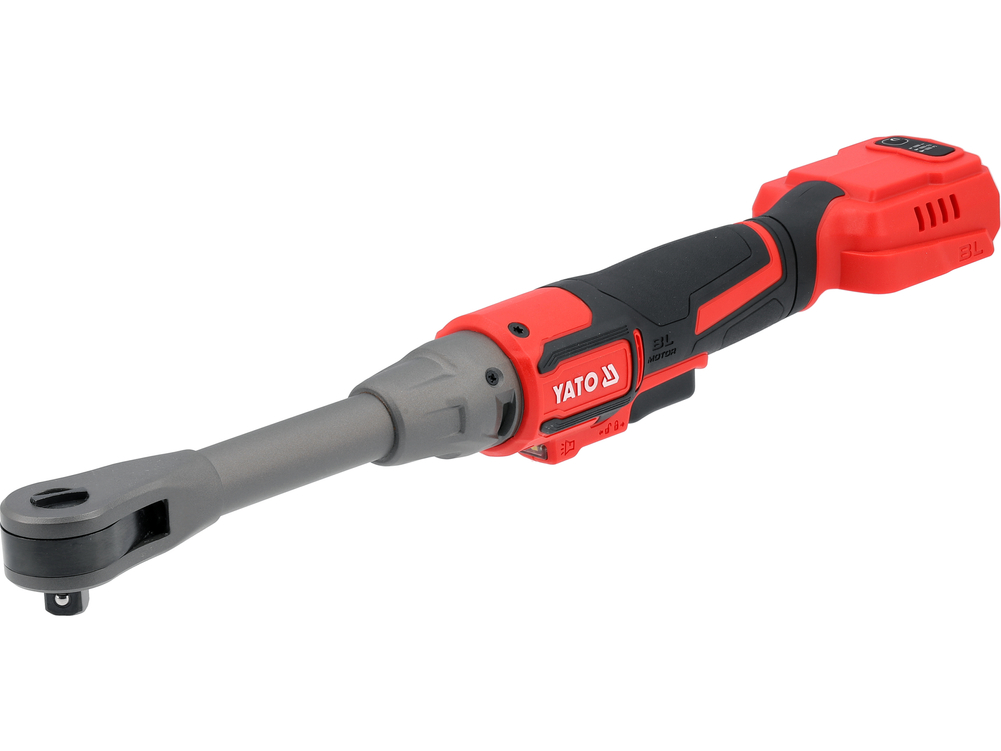 18 V grzechotka udar wersja długa 110 Nm z silnikiem bezszczotkowym (body) – YATO YT-828035