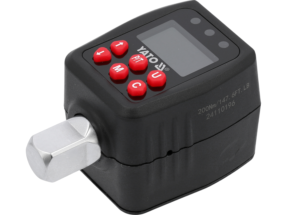 Adapter dynamometryczny elektroniczny 1/2" 10-200 Nm – YATO YT-07535