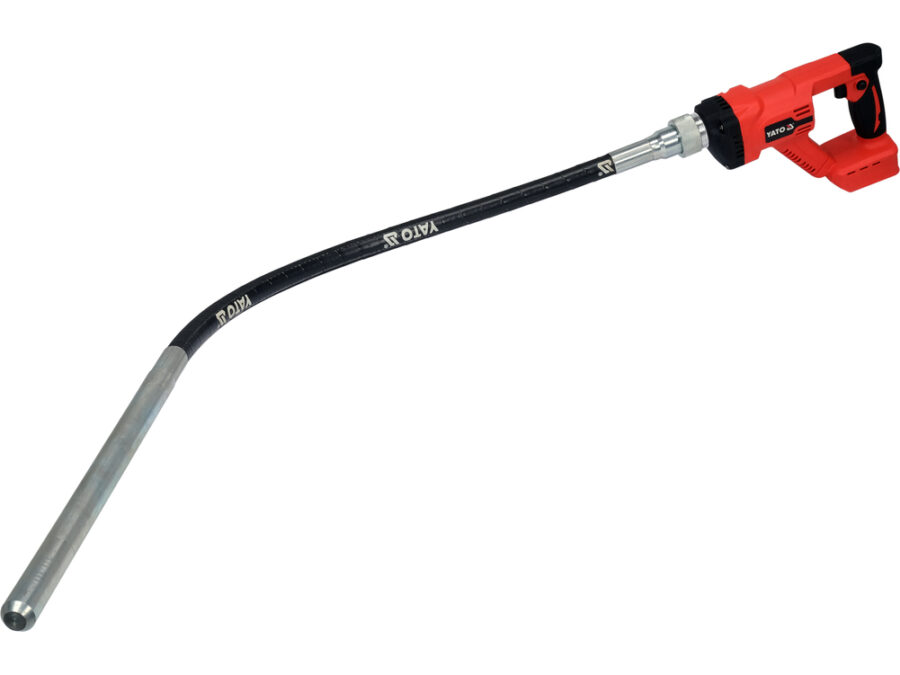 Buława wibracyjna z napędem 18 V, 1,2m/25 mm - bez akumulatora – YATO YT-82604