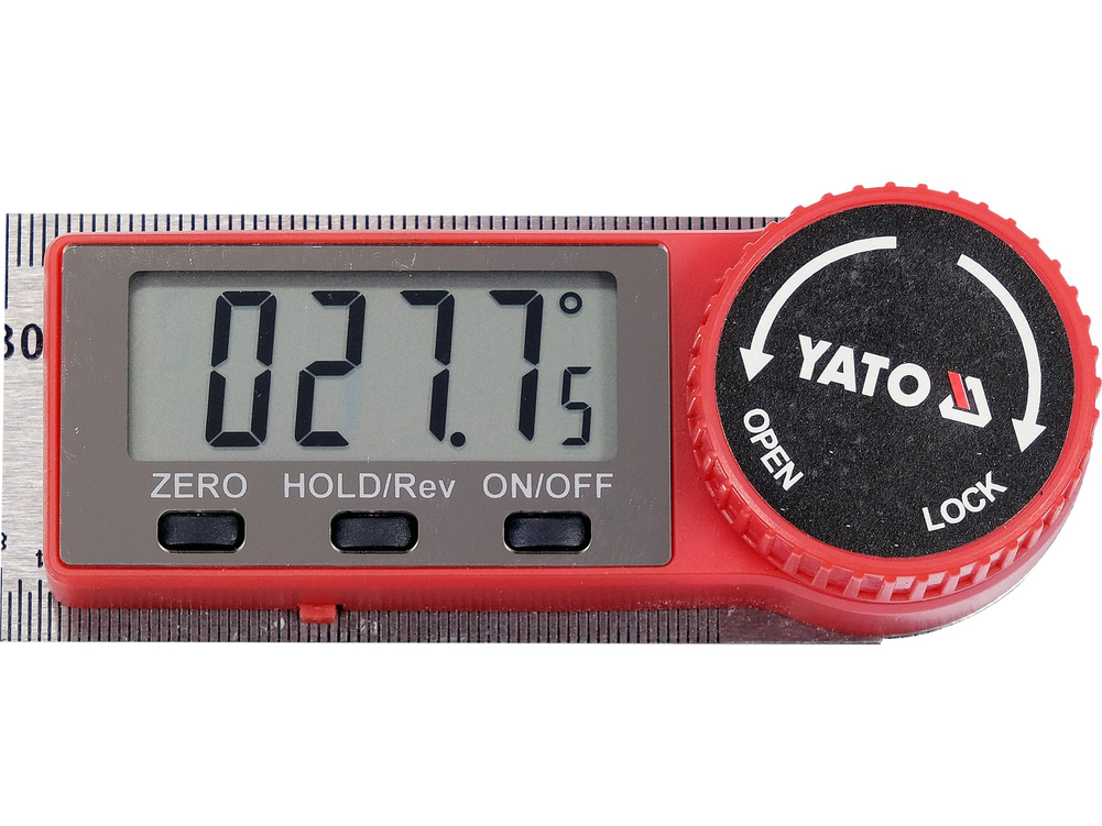 Kątomierz elektroniczny 200 mm – YATO YT-71003
