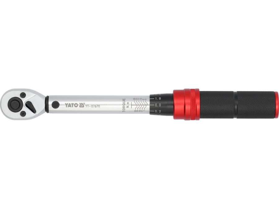 Klucz dynamometryczny 1/4" zakres 5-25 Nm – YATO YT-07670