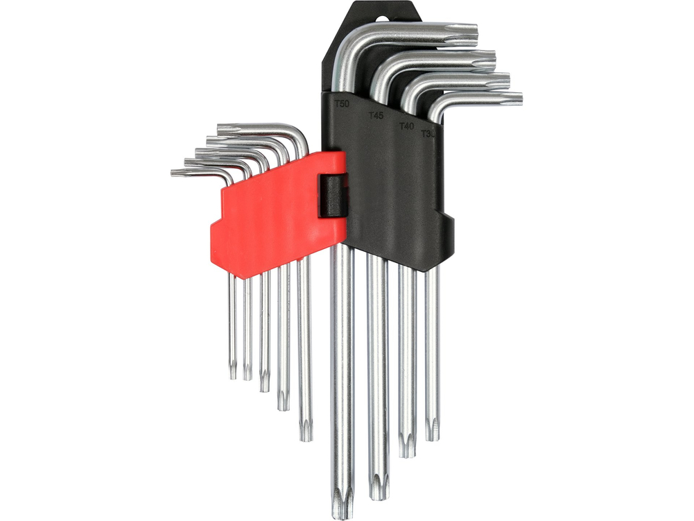 Klucze imbusowe TORX t10-t50, 9 cz. – YATO YT-0511