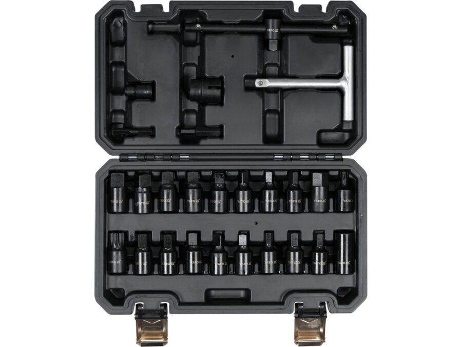 Komplet kluczy do korków oleju 26 pcs – YATO YT-05998