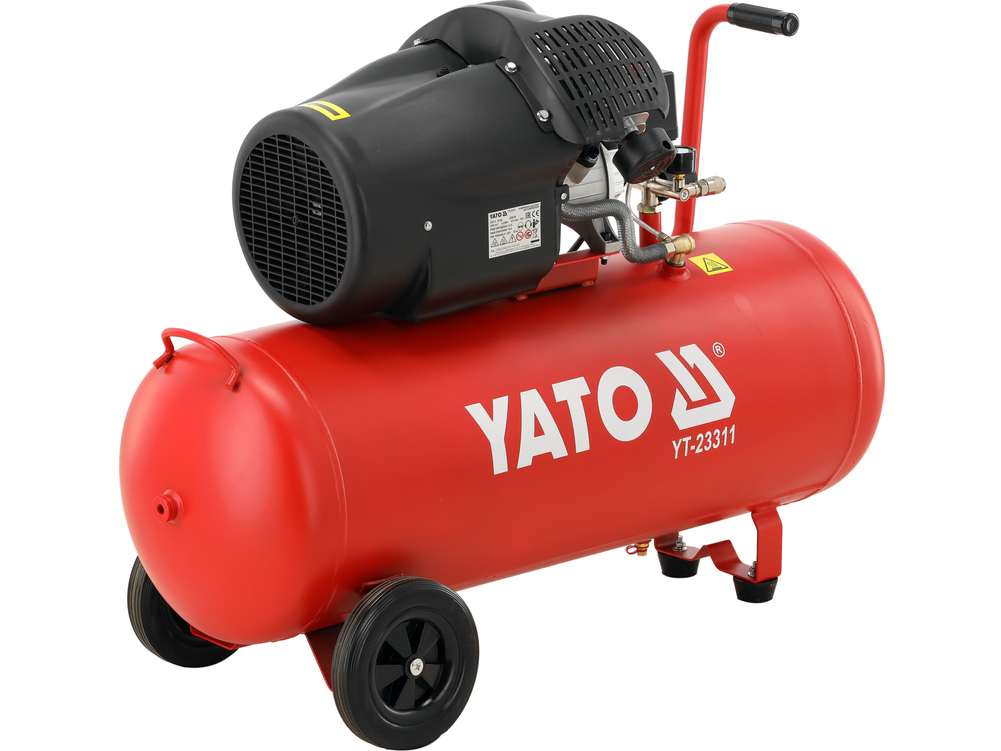 Kompresor olejowy 100l dwa cylindry – YATO YT-23311