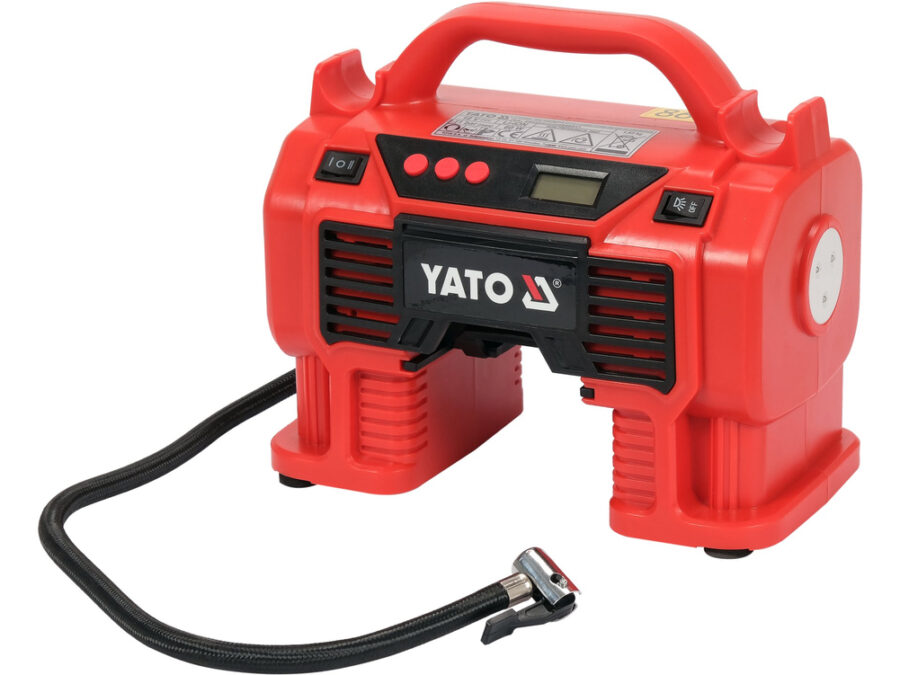 Kompresor samochodowy 18 V, 11 bar, 12 l/min - bez akumulatora – YATO YT-23248