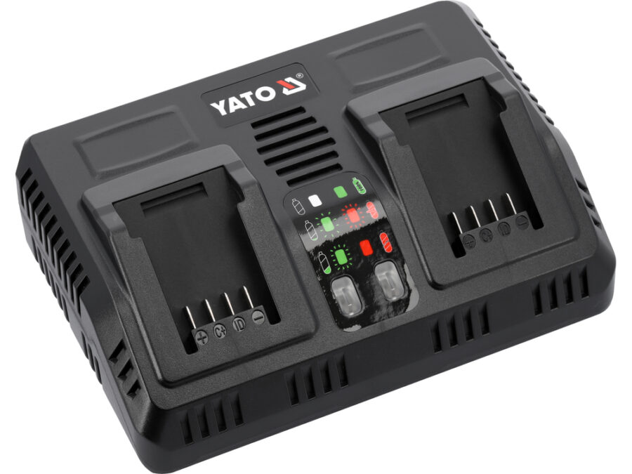 Ładowarka inteligentna podwójna system yato 18 V 4,5a – YATO YT-828501