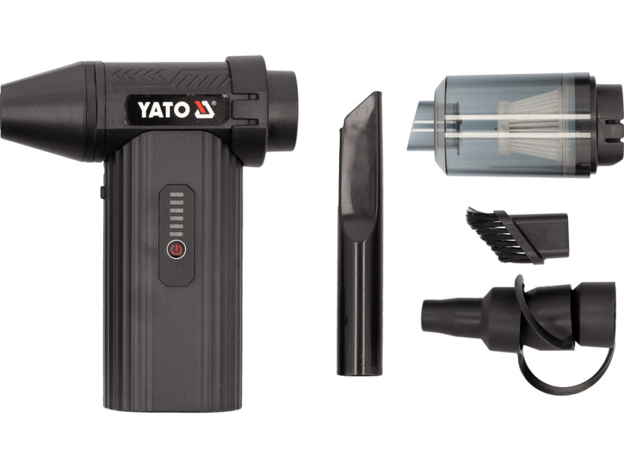 Mini turbo dmuchawa odkurzacz z akcesoriami – YATO YT-82936