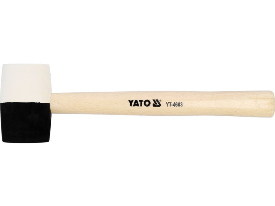 Młotek gumowy z drewnianym trzonkiem 580 g – YATO YT-4603