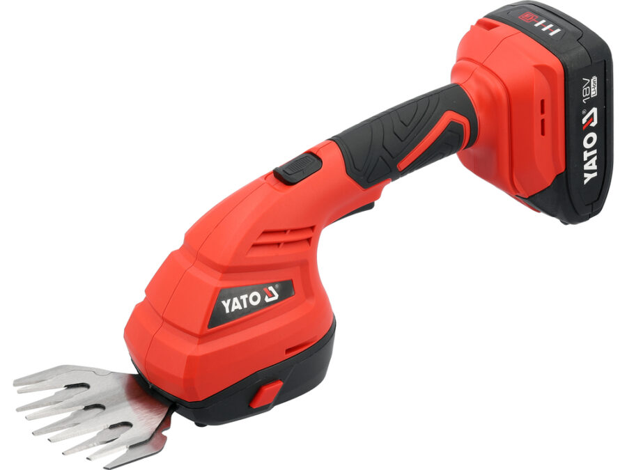 Nożyce do trawy i żywopłotu 18 V z baterią 2 Ah i ładowarką – YATO YT-828357