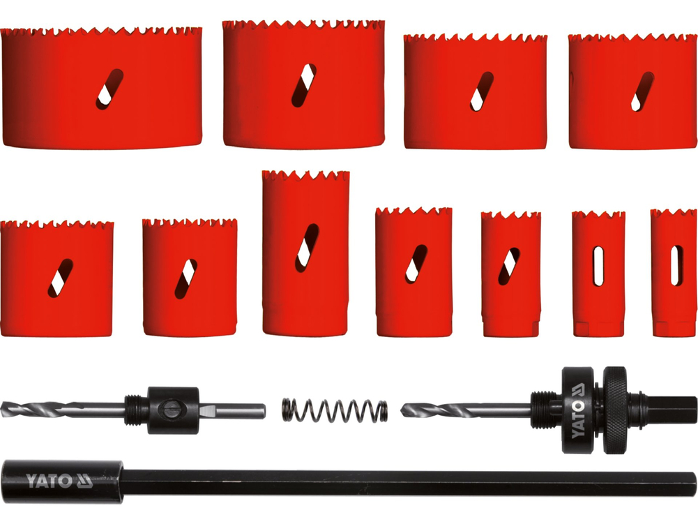 Otwornice uniwersalne, zestaw 15 szt. – YATO YT-3381