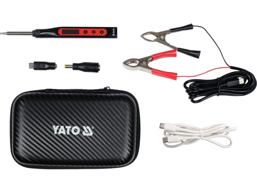 Przenośna lutownica cyfrowa 65 W grot t12 – YATO YT-82490