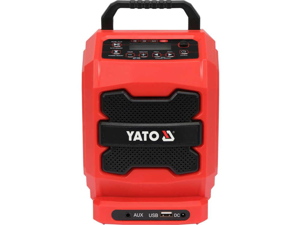 Radio budowlane 18 V akumulatorowo-sieciowe - bez akumulatora – YATO YT-82940