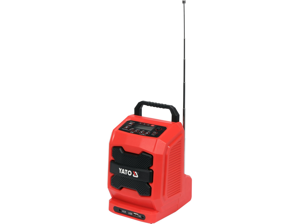 Radio budowlane 18 V akumulatorowo-sieciowe - bez akumulatora – YATO YT-82940