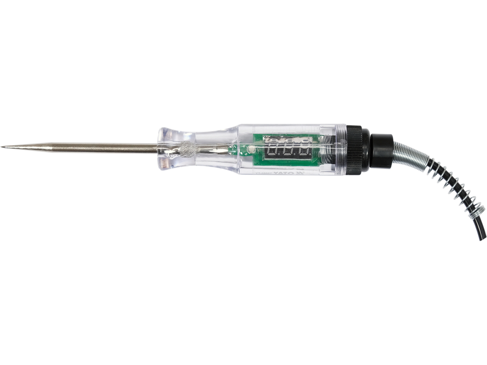 Samochodowy próbnik napięcia 3-48 V z wyświetlaczem LCD. – YATO YT-28667