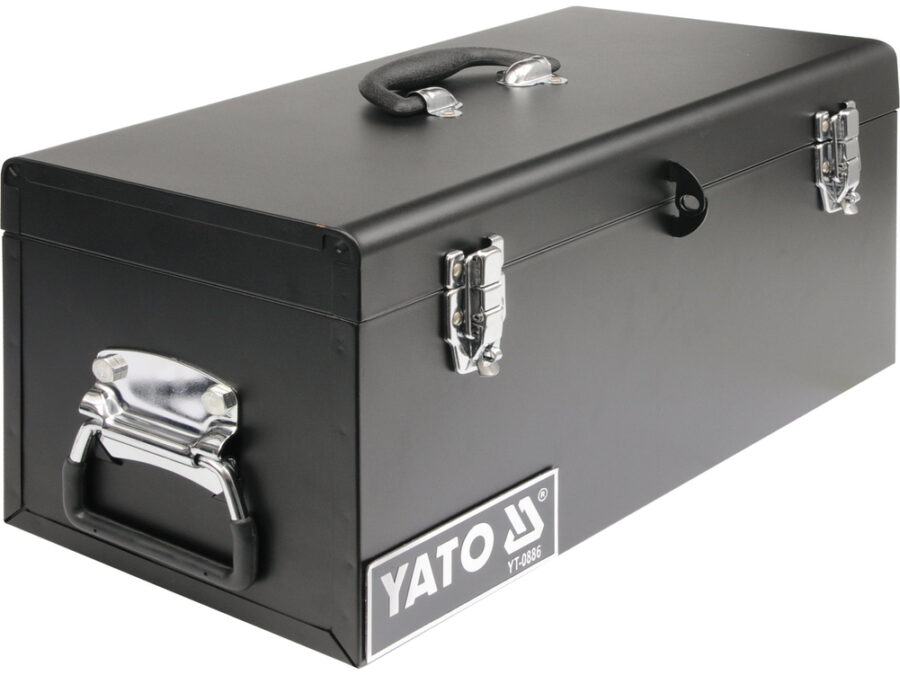 Skrzynka narzędziowa, metalowa 510x220x240 mm – YATO YT-0886