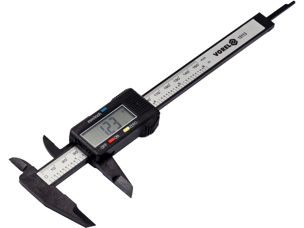 Suwmiarka elektroniczna 150 mm carbon – VOREL 15113