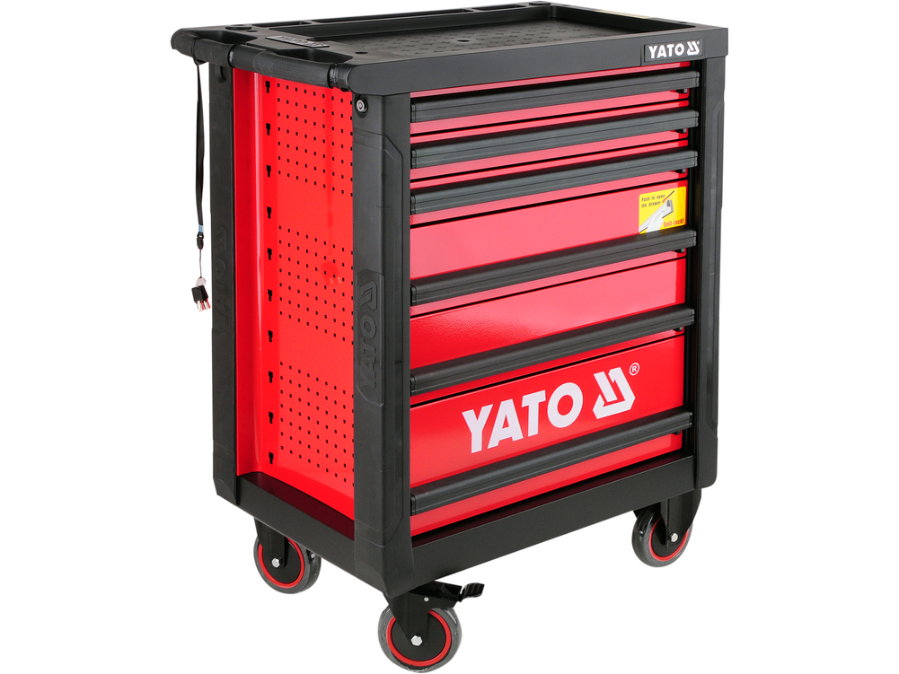 Szafka serwisowa 6 szuflad, blat antypoślizgowy – YATO YT-0902