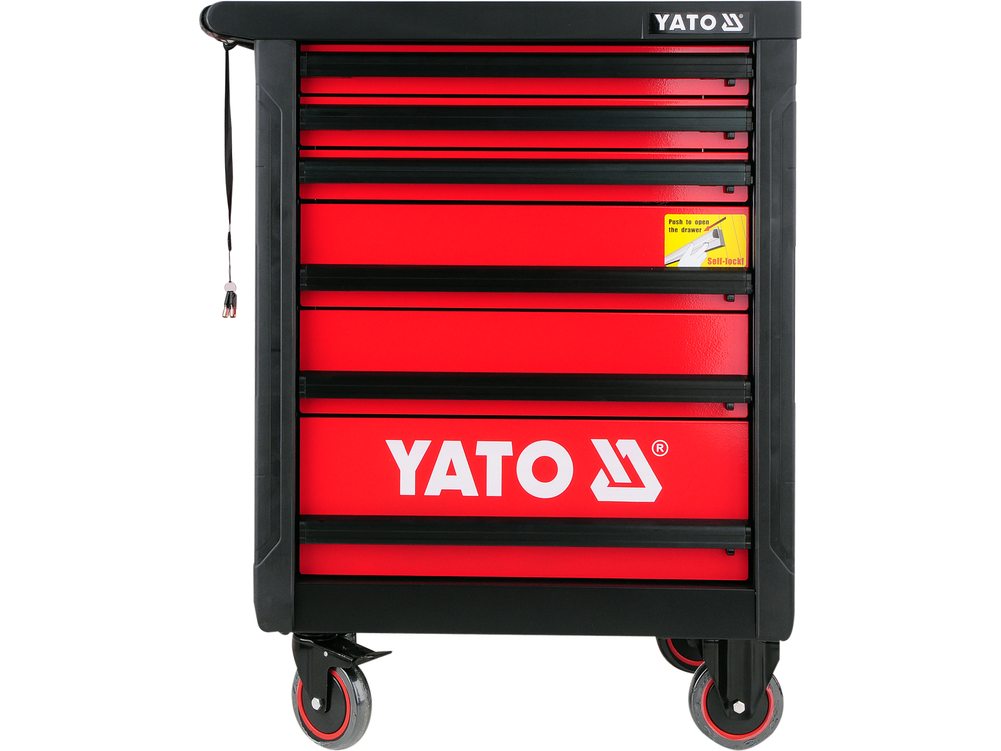Szafka serwisowa 6 szuflad, blat antypoślizgowy – YATO YT-0902