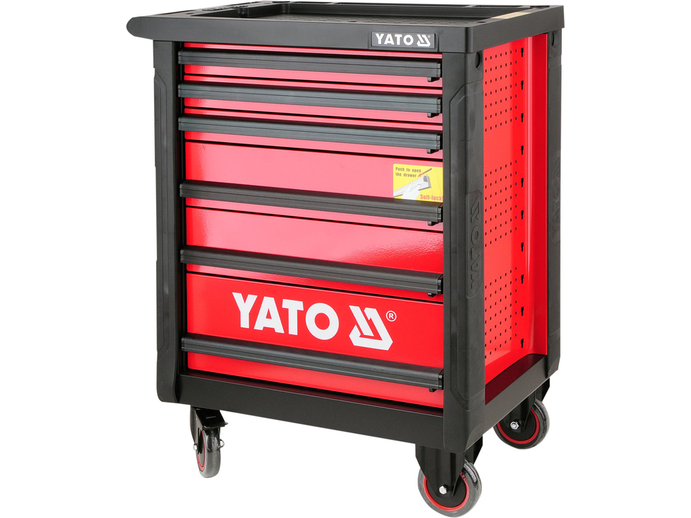 Szafka serwisowa 6 szuflad, blat antypoślizgowy – YATO YT-0902