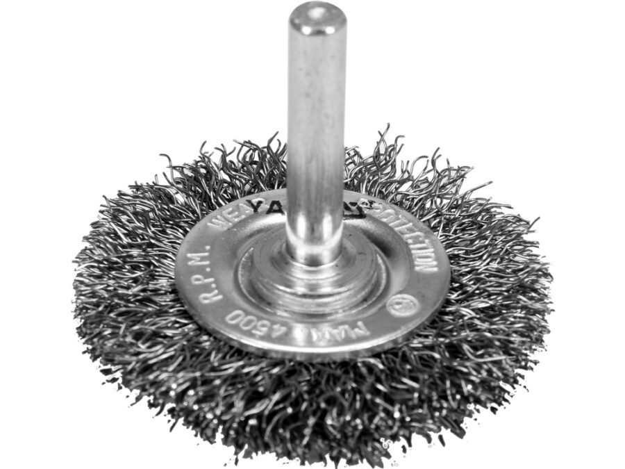 Szczotka tarczowa z trzpieniem 50 mm inox na wiertarkę – YATO YT-47565