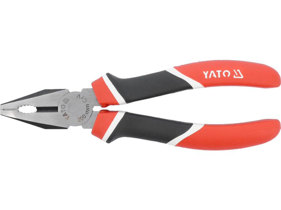 Szczypce uniwersalne, crv, 200 mm, trójkolorowe rękojeści – YATO YT-1942