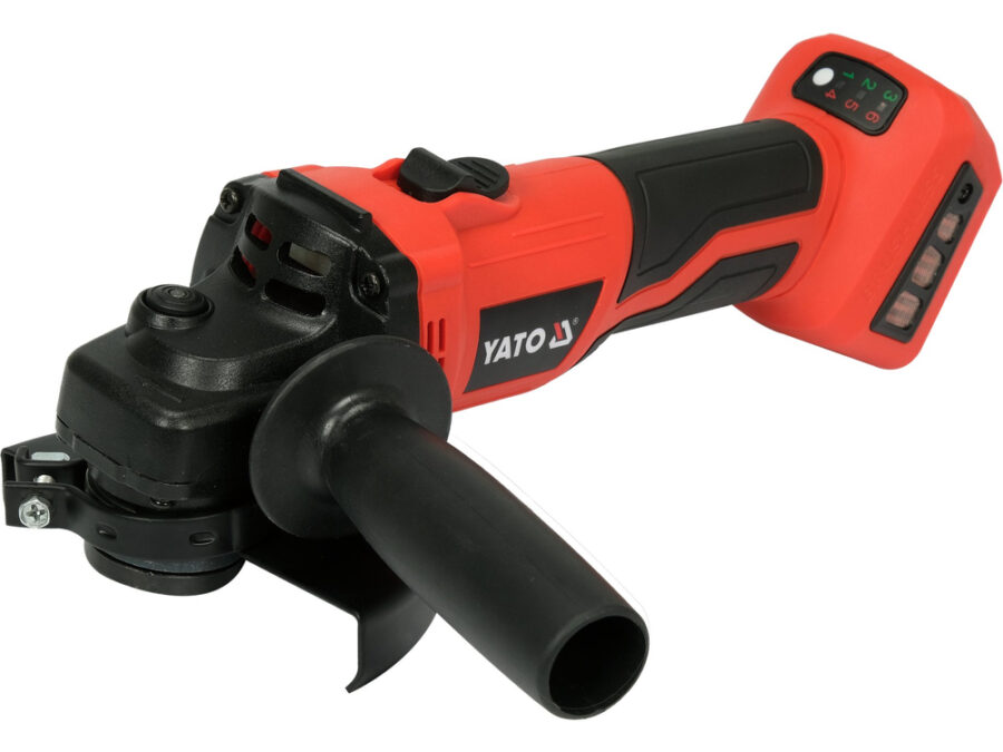 YATO – Szlifierka kątowa 18 V, 125 mm, 3000-8500 min⁻¹, wybór zestawu