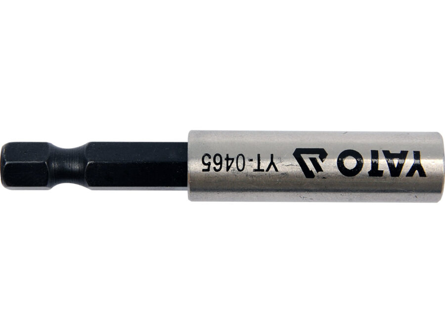 Uchwyt do końcówek wkrętakowych, magnetyczny 1/4"x 60 mm – YATO YT-0465
