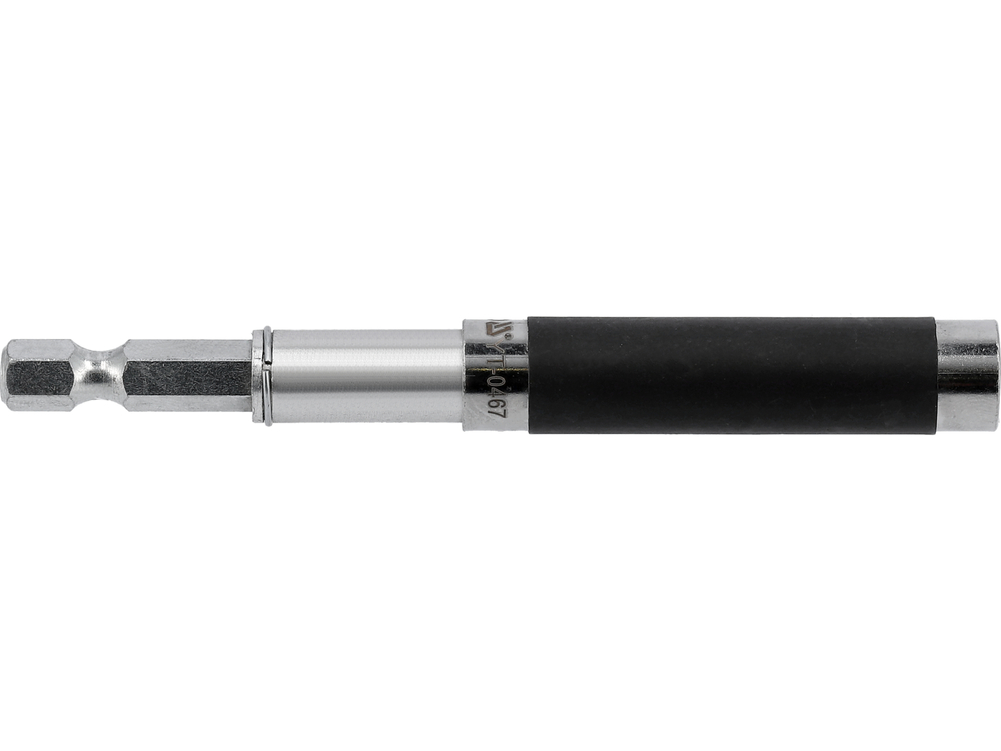Uchwyt do końcówek wkrętakowych, magnetyczny z tuleją 1/4"x 80 mm – YATO YT-0467