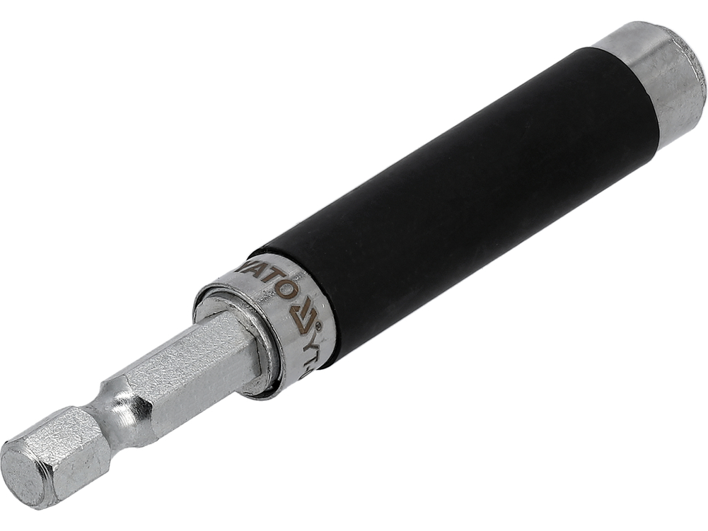 Uchwyt do końcówek wkrętakowych, magnetyczny z tuleją 1/4"x 80 mm – YATO YT-0467