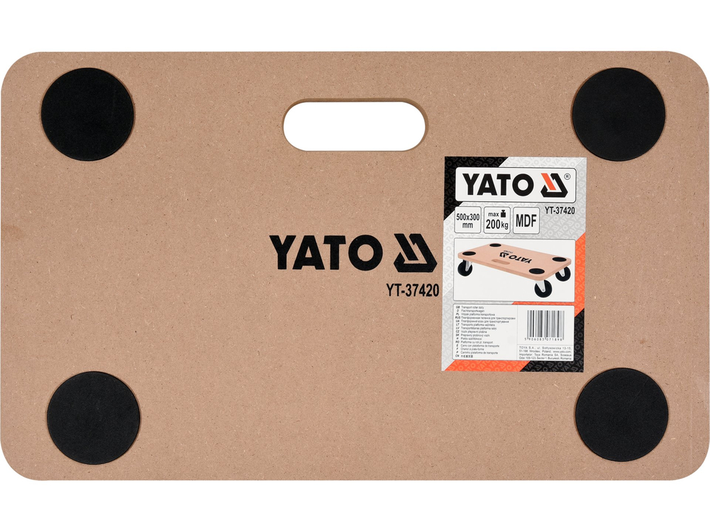 Wózek platforma transportowa nośność 200kg – YATO YT-37420