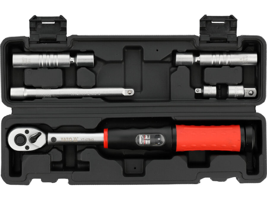 Zestaw dynamometryczny do wymiany świec 6 elementów – YATO YT-07843