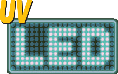 Zestaw latarka uv 51 LED i okulary – YATO YT-08581