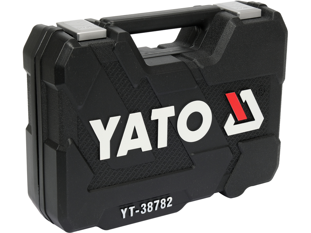 Zestaw narzędziowy 1/2", 1/4", 72 cz., m – YATO YT-38782