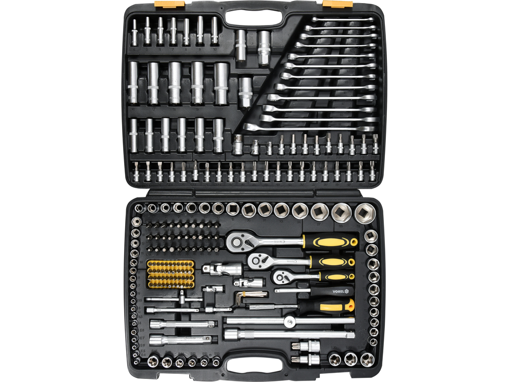 Zestaw narzędziowy 1/2" 216cz. xxl – VOREL 58700