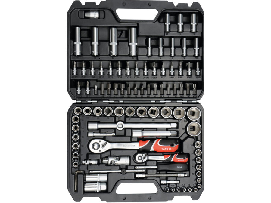 Zestaw narzędziowy 1/2'', 94 szt. – YATO YT-12681