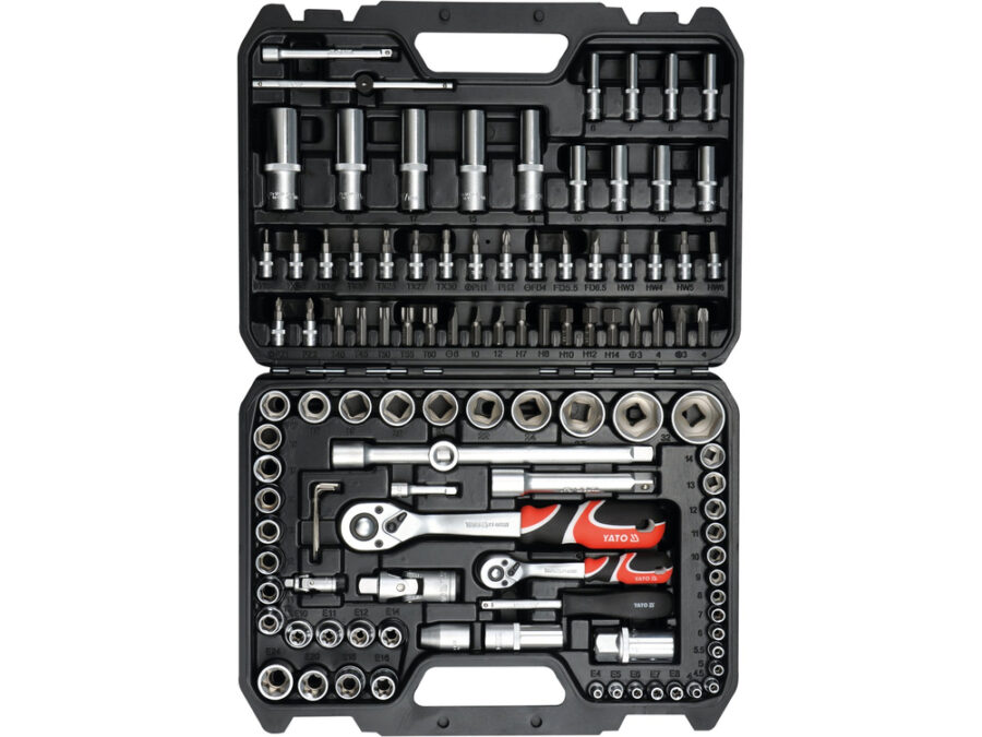 Zestaw narzędziowy 1/4'' i 1/2'', 108 szt. – YATO YT-38791
