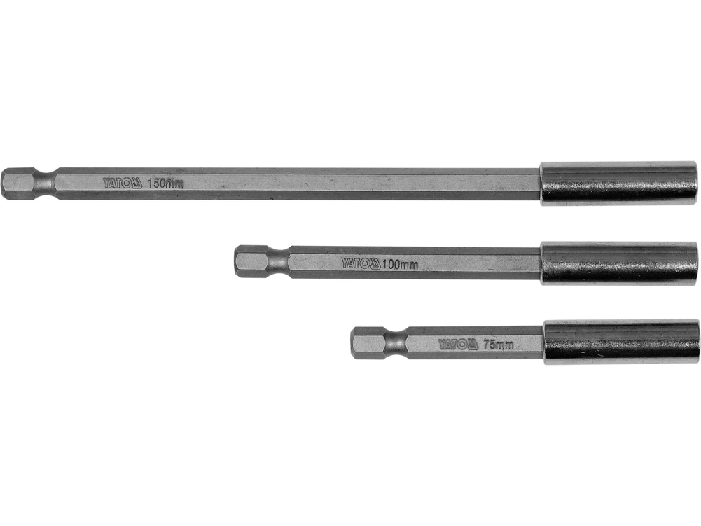 Zestaw uchwytów do bitów 3 szt. – YATO YT-04699
