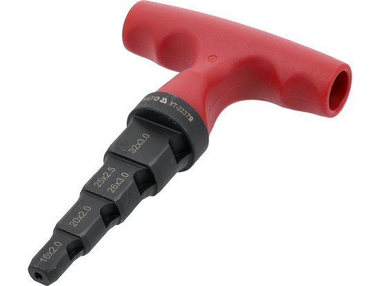 Kalibrator z gratownikiem do pex 16-32 mm – YATO YT-22379