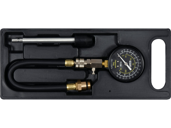 Miernik ciśnienia sprężania, zestaw adapterów – YATO YT-7302