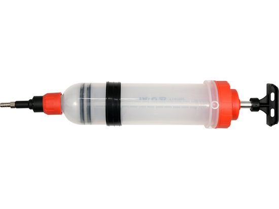 Odsysarka ręczna do płynów eksploatacyjnych1,5 l z 6 adapterami – YATO YT-07082