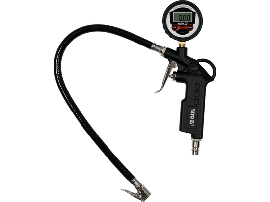 Pistolet do pompowania z manometrem LCD. – YATO YT-23702