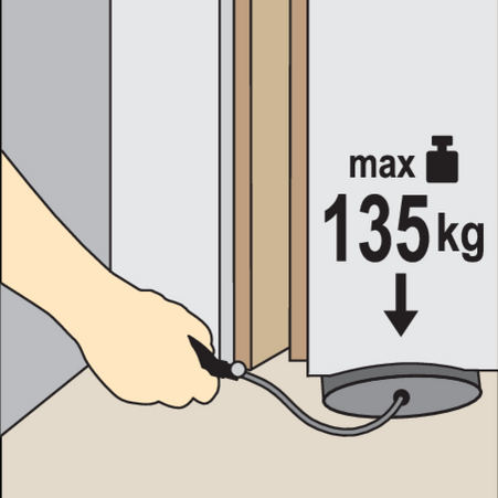 Poduszka montażowa 135 kg – YATO YT-67380